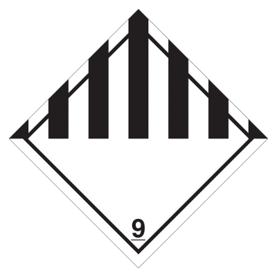 有害性物質等級9標識（コンテナ用）